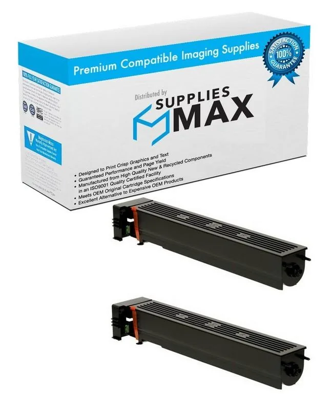 SuppliesMax SuppliesMax Black Toner Cartridge 2-Pack 37500 Pages for bizhub 552 652 — product photo