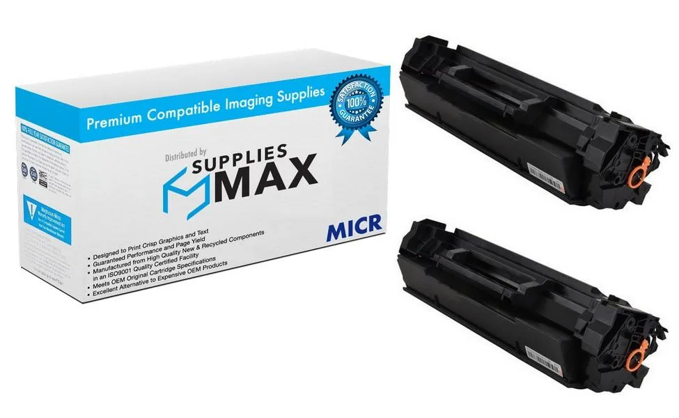 SuppliesMax SuppliesMax TRS02-W1380X-001_2PK MICR Toner Cartridge 2 Pack 4000 Pages — product photo