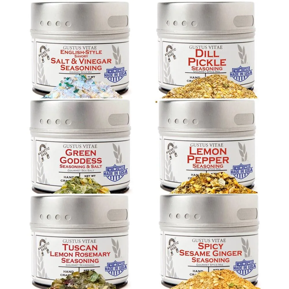 Gustus Vitae Condiments Gustus Vitae Condiments Zesty &amp; Bright Seasoning Set — product photo