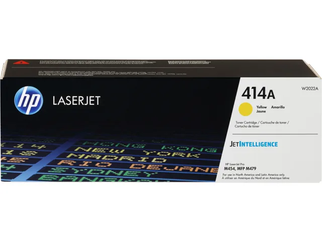 HP HP 414A (W2022A) Yellow Toner Cartridge 2100 Pages — product photo