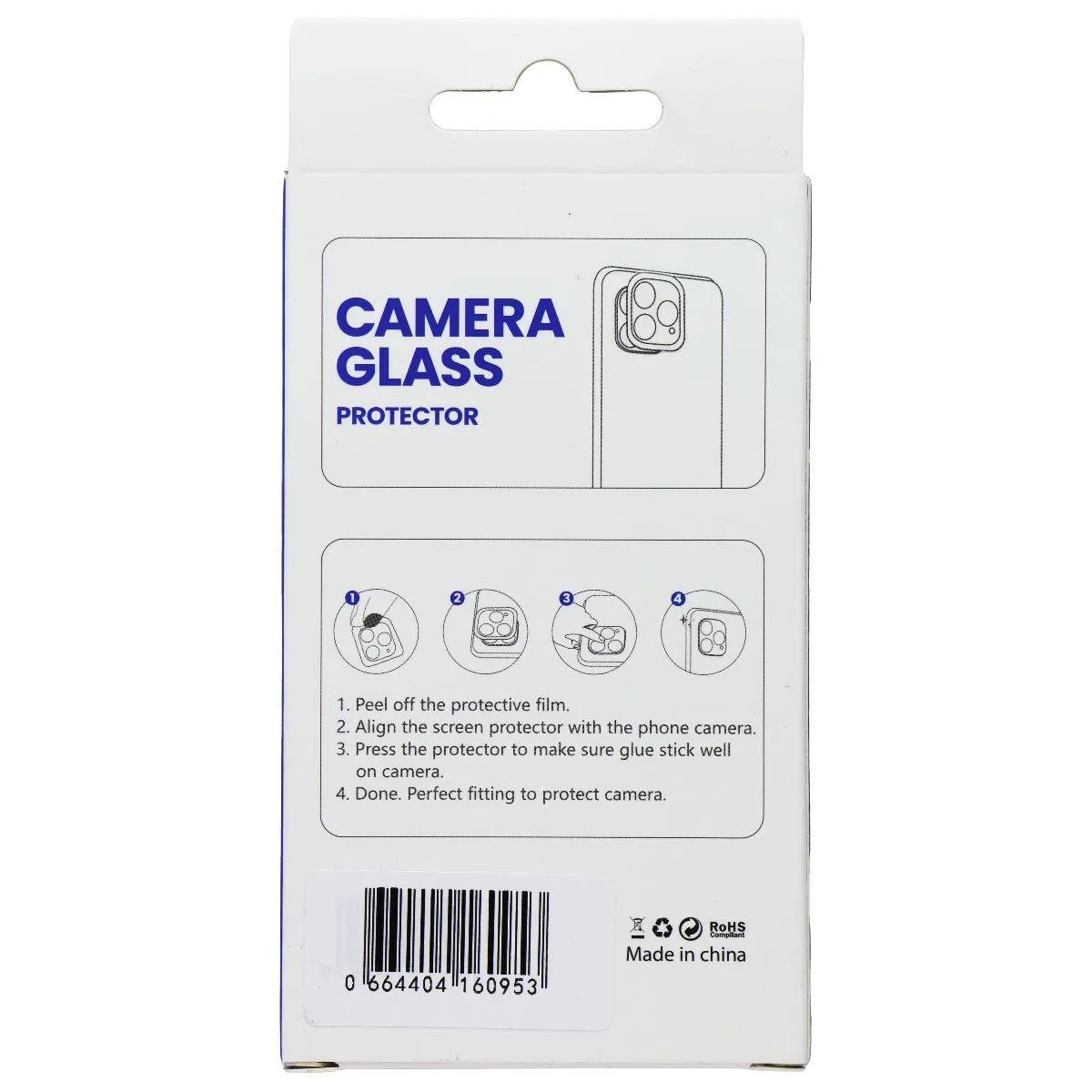 Lito Children’s Wear Lito Children's Wear Camera Glass Protector iPhone 14/14 Plus Silver L-1366 — product photo