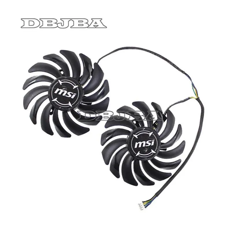 DBTLAP DBTLAP 87mm Fan For MSI ARMOR RX570 RX580 40mm 4Pin PLD09210B12HH 0.4A — product photo