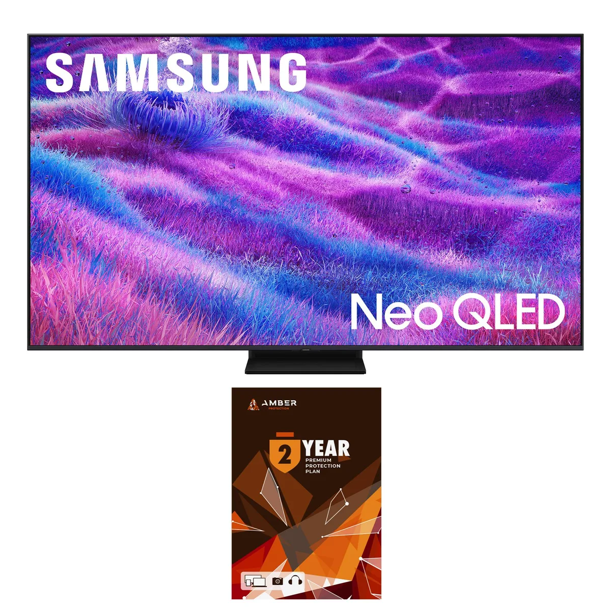 SAMSUNG SAMSUNG QN55QN80FAFXZA 55" Neo QLED 4K 120Hz Titan Black — product photo