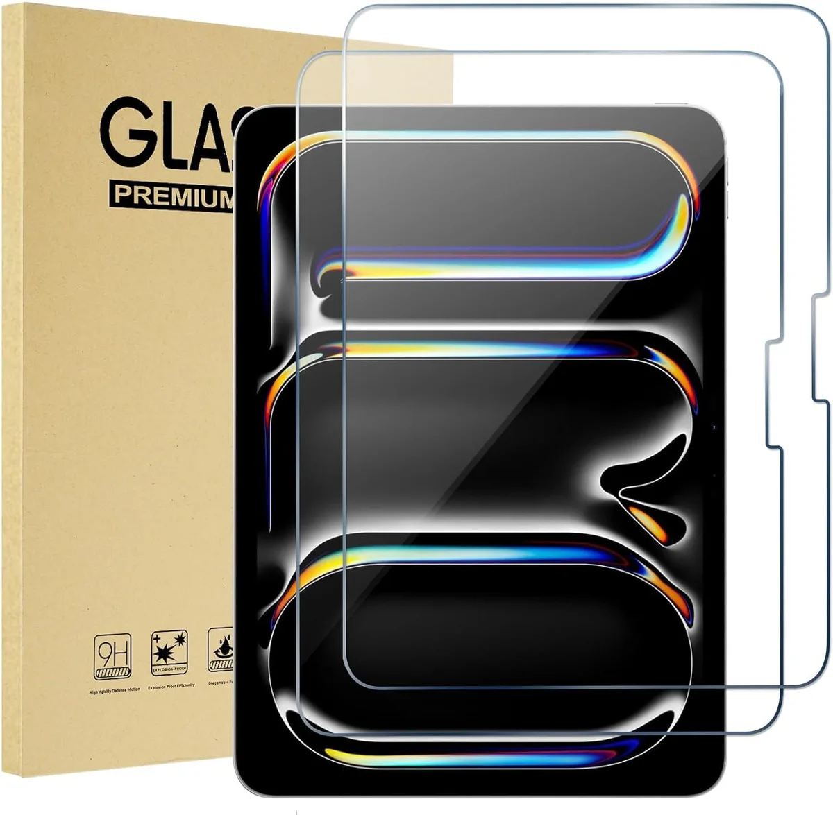 anicestore anicestore A2837/A3006 iPad accessory 11 inch 2024 2.5D 9H tempered glass 2 pack — product photo