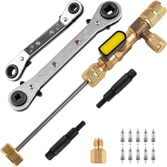 BFKK BFKK Valve Core Remover Installer Tool and HVAC Service Wrench Set — product photo