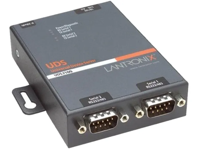 Lantronix Lantronix ED2100002-01 2-port secure serial to IP device server — product photo
