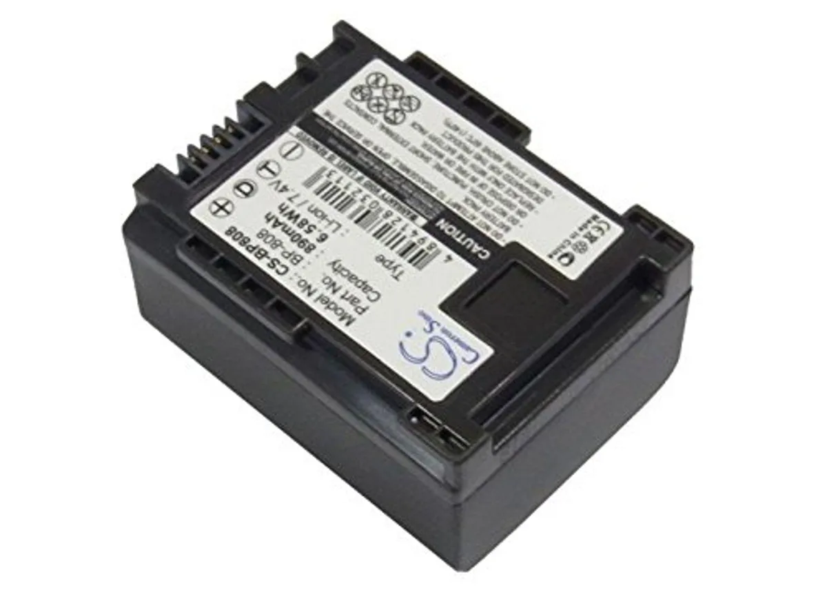 Rectangular silver battery pack with connector end