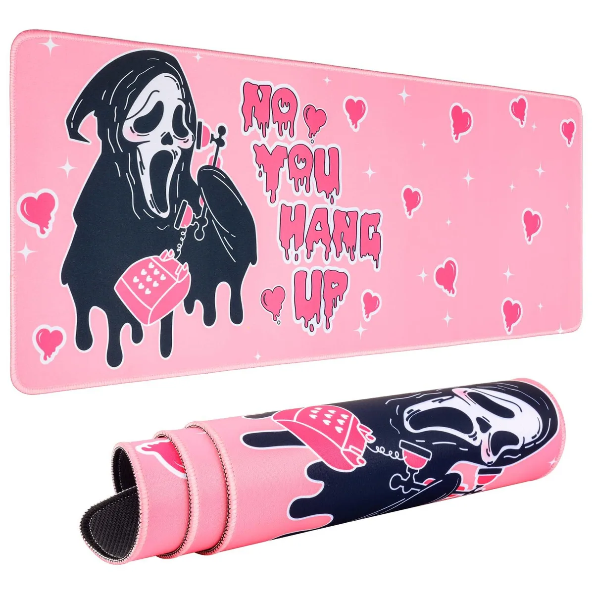  BOHJPIS MZY001 Mouse Pad 31.5 x 11.8in Pink — product photo