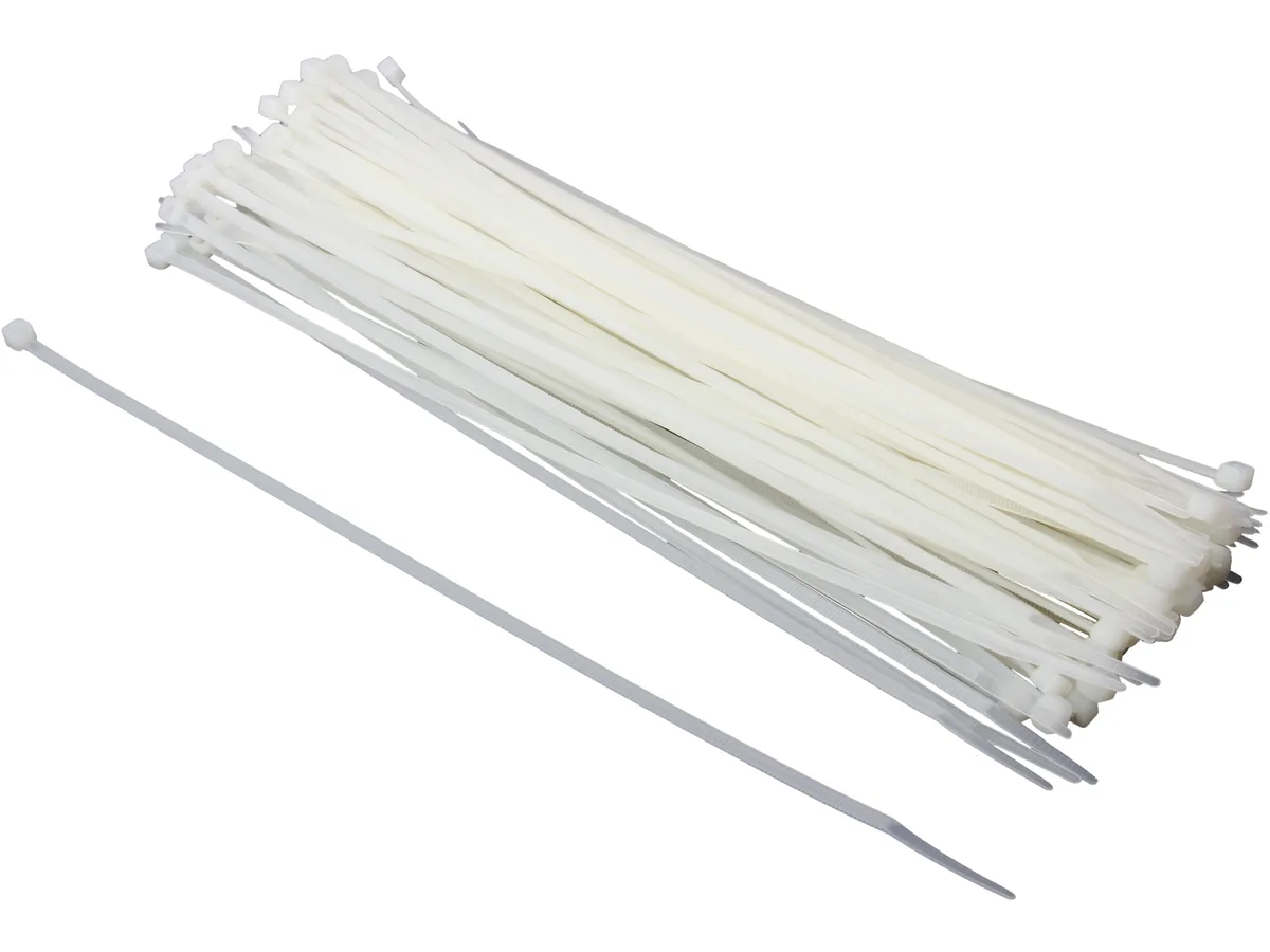 Cables To Go Cables To Go 43035 11.5in Cable Ties White 100pk computer accessory — product photo