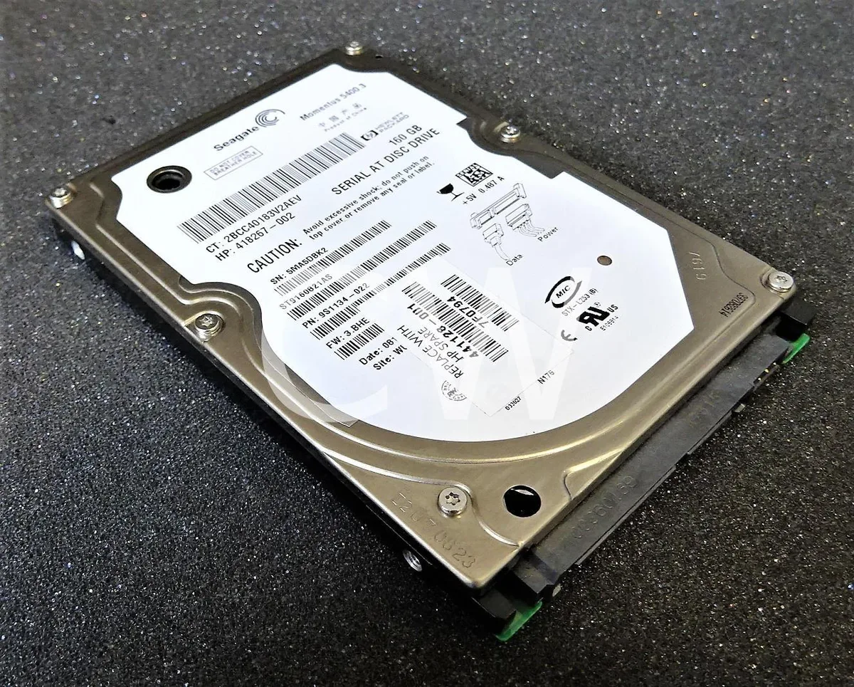 Seagate Seagate Momentus 5400.3 160GB 5400RPM 2.5" SATA internal hard drive — product photo