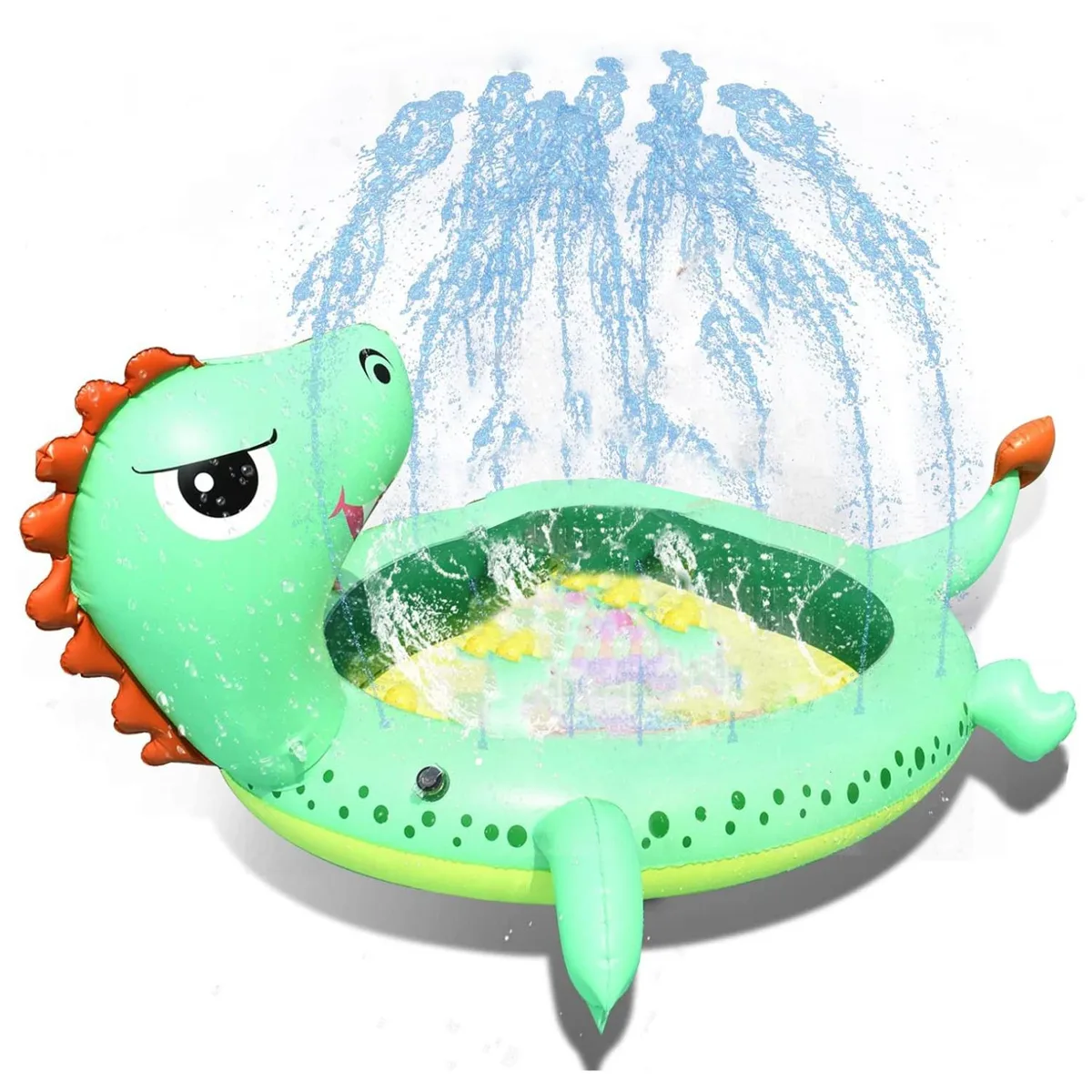 Altatac Altatac Dinosaur Inflatable Sprinkler Pool Green 77' — product photo