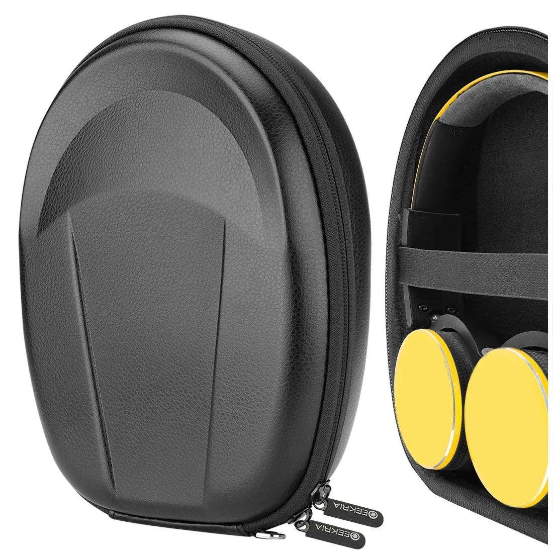 Geekria Geekria Shield Case for Foldable On-Ear Headphones (Black) — product photo