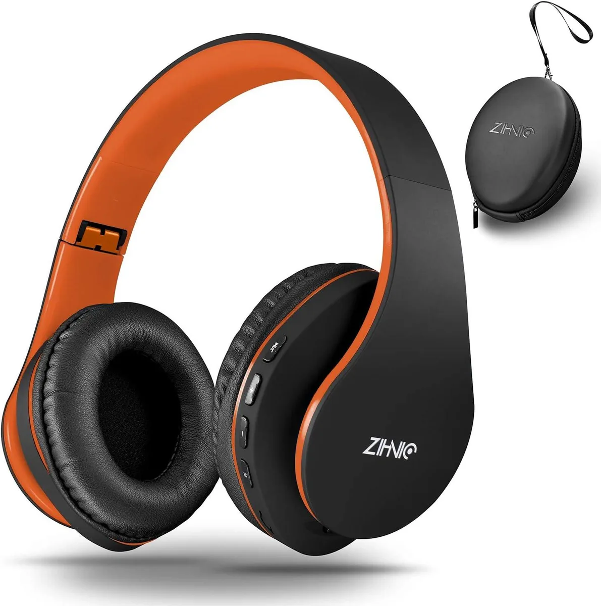TUKO TUKO Over-Ear Foldable Headphones Black/Orange — product photo