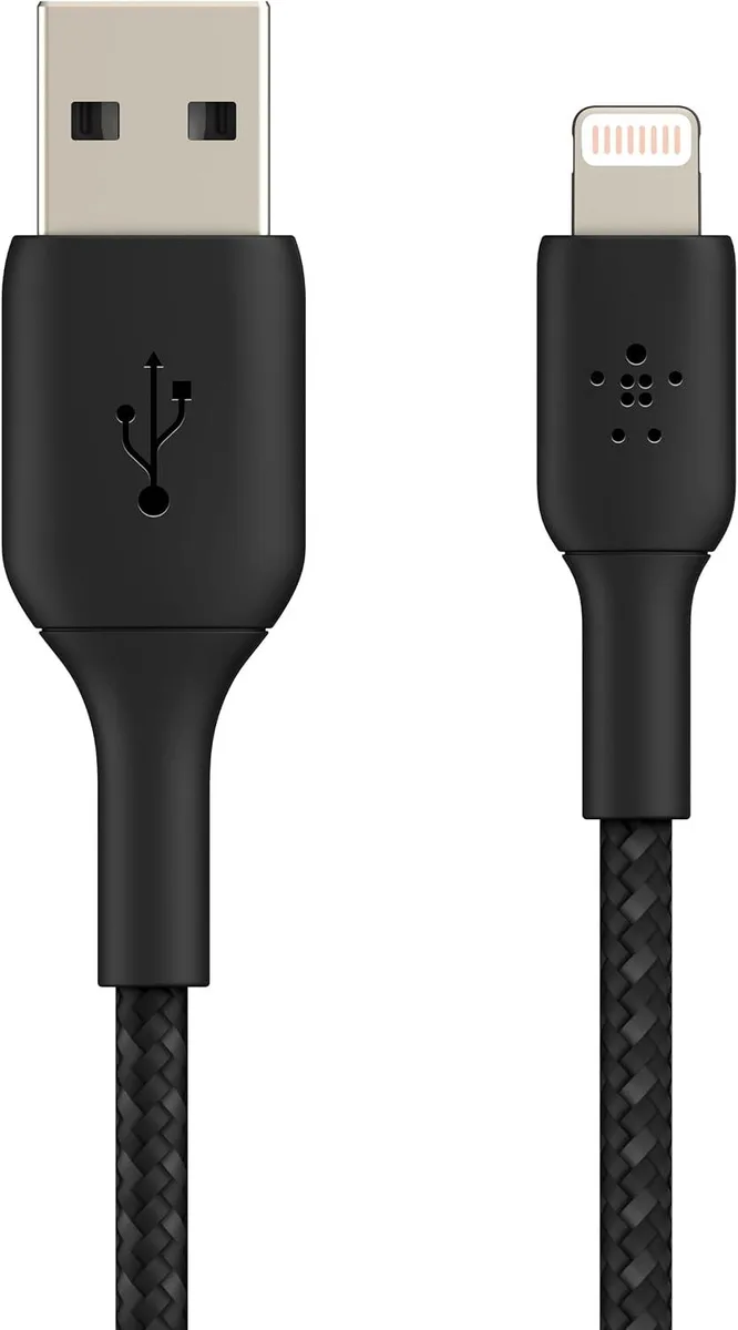 MCHOSE MCHOSE BoostCharge Braided Lightning Cable 3.3ft MFi Certified Black — product photo