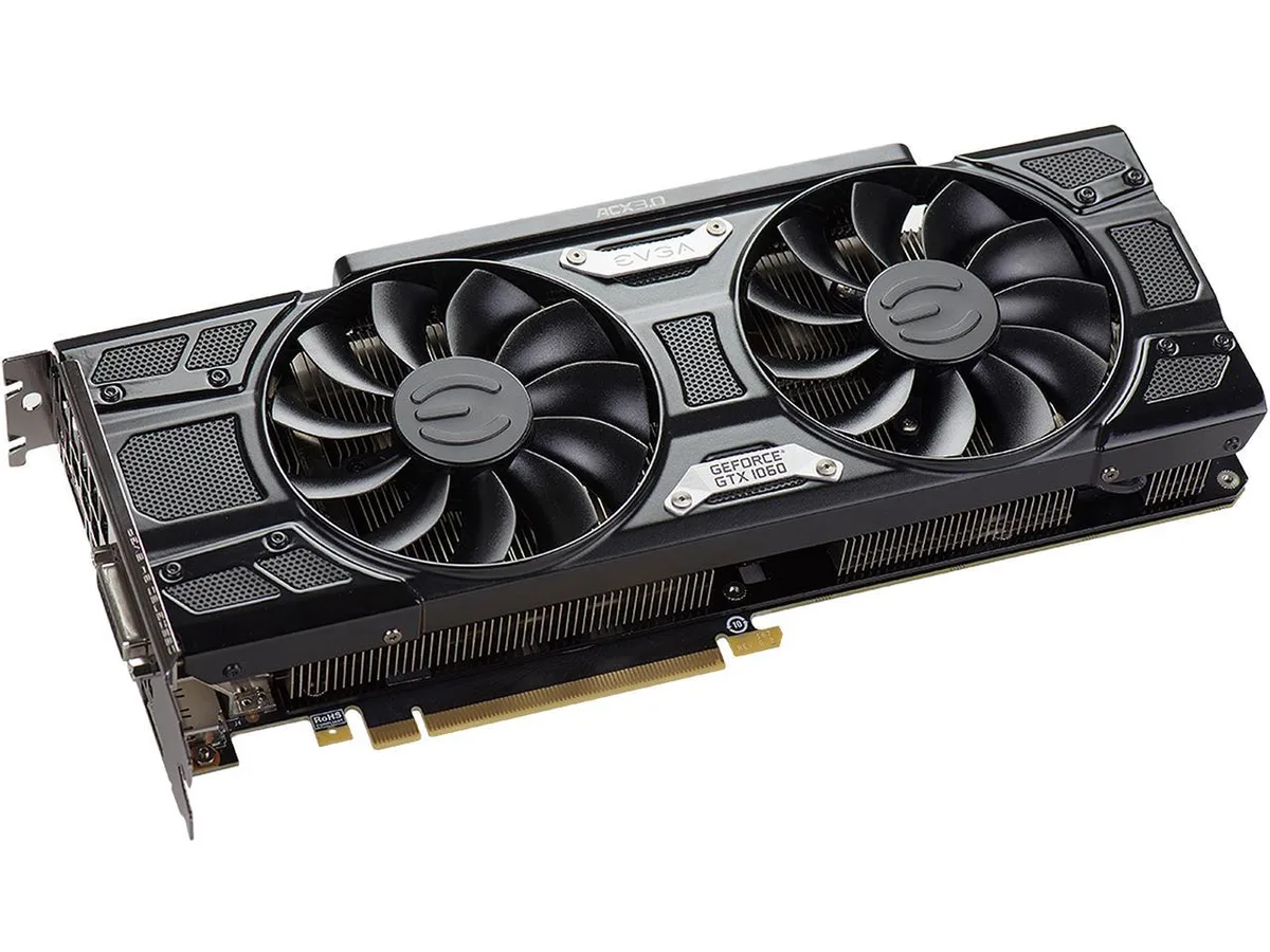 EVGA EVGA GeForce GTX 1060 3GB FTW+ DT ACX 3.0 03G-P4-6365-KR graphics card — product photo