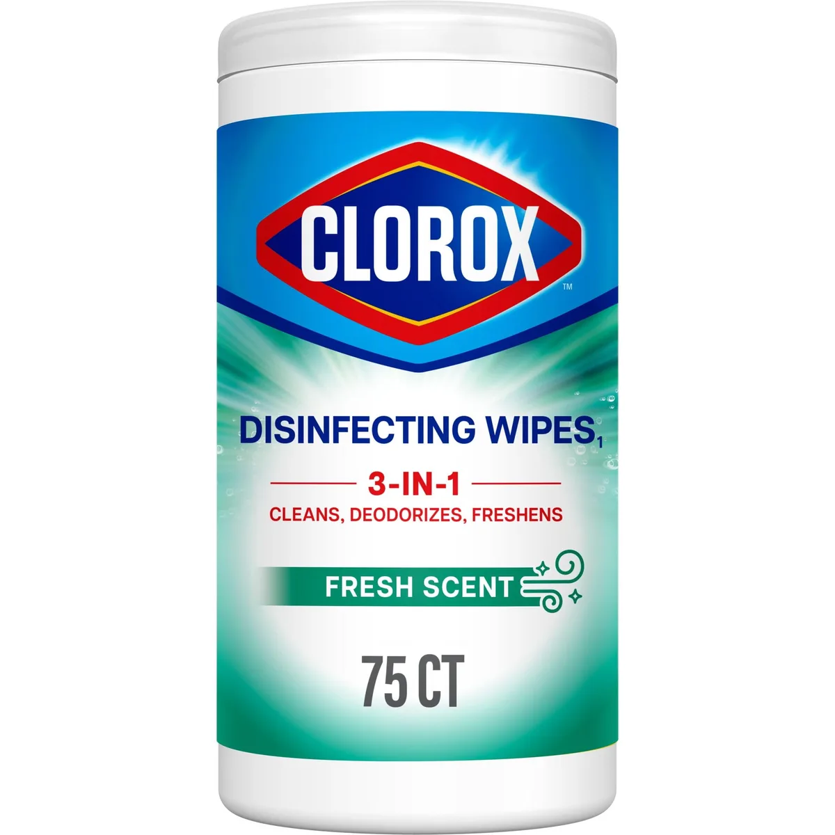None Continuous None Continuous Disinfecting Wipes Limited Edition Back to School Bleach Free Fresh Scent 75 Count — product photo