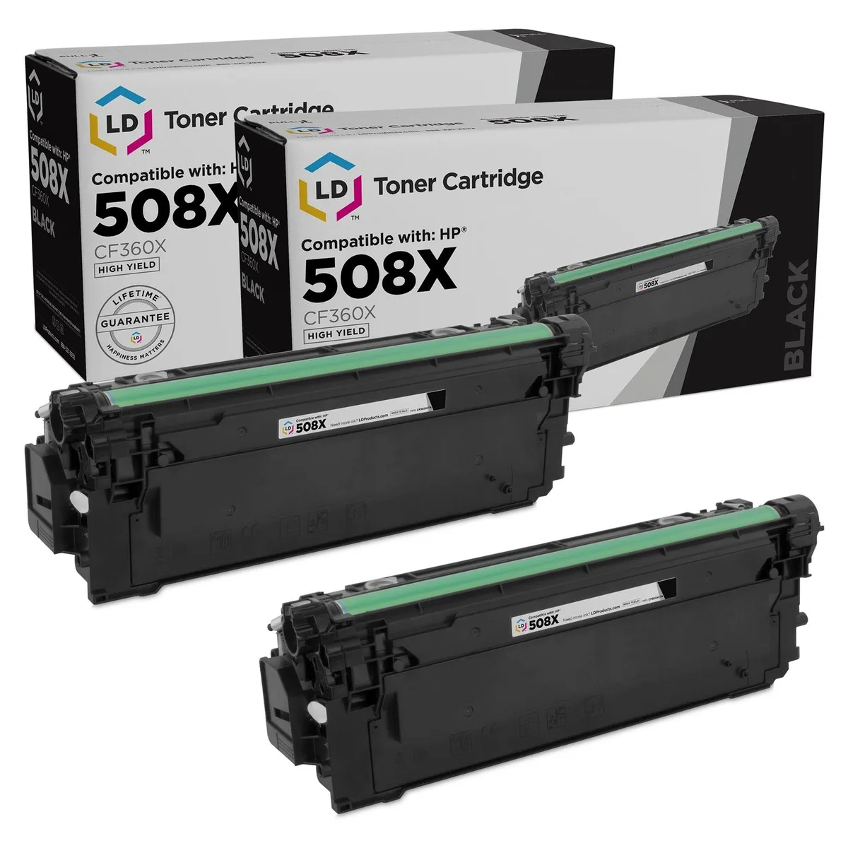 LD Products LD Products CF360X High Yield Black Toner Cartridge 2-Pack — product photo