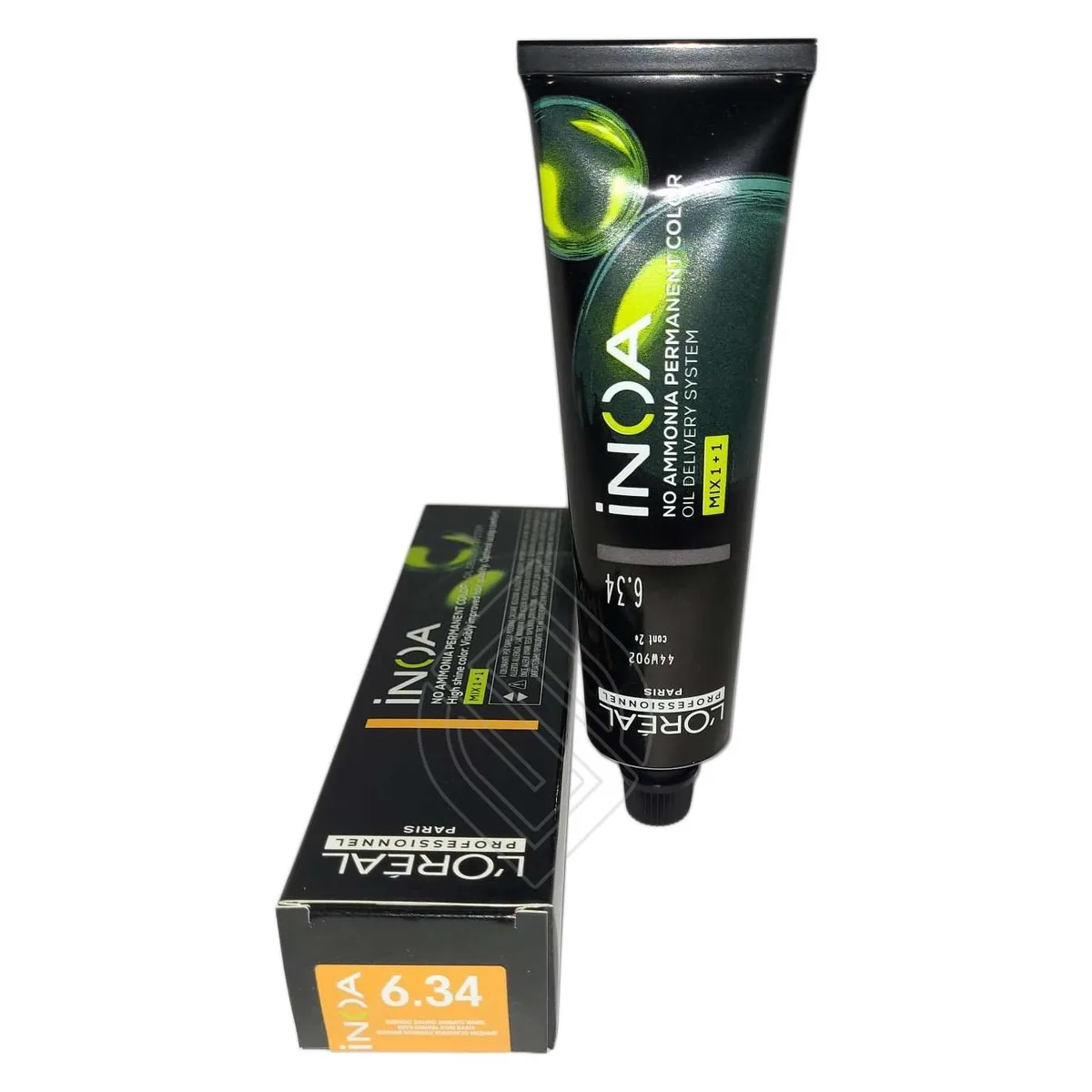 L'Oreal L'Oreal Inoa #6.34 Dark Golden Copper Blonde Ammonia Free Permanent Hair Color 60g — product photo