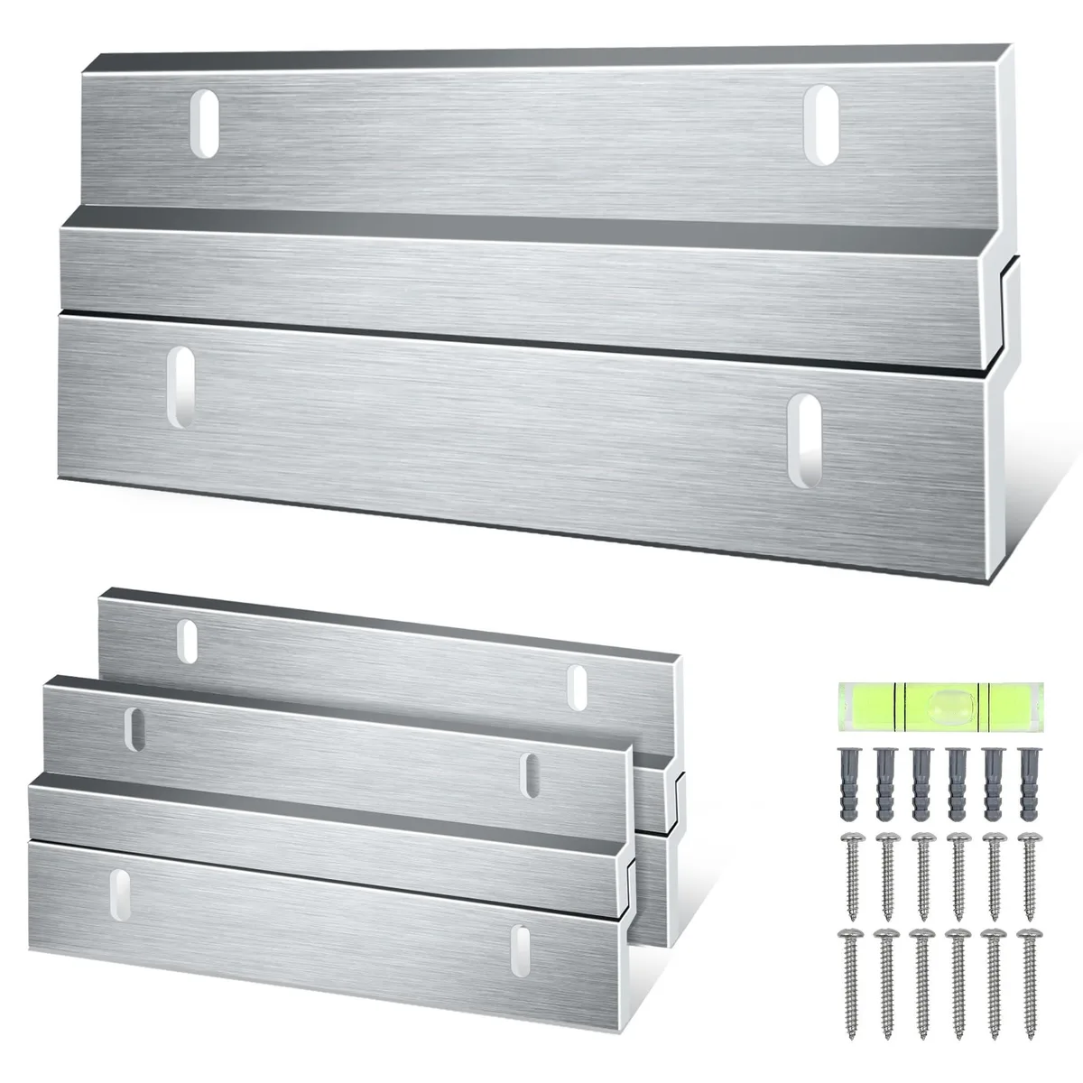 French Cleat Hanger Mirror Hanging Kit Z Clips 50 Lbs 6 in 3 Pair — product photo