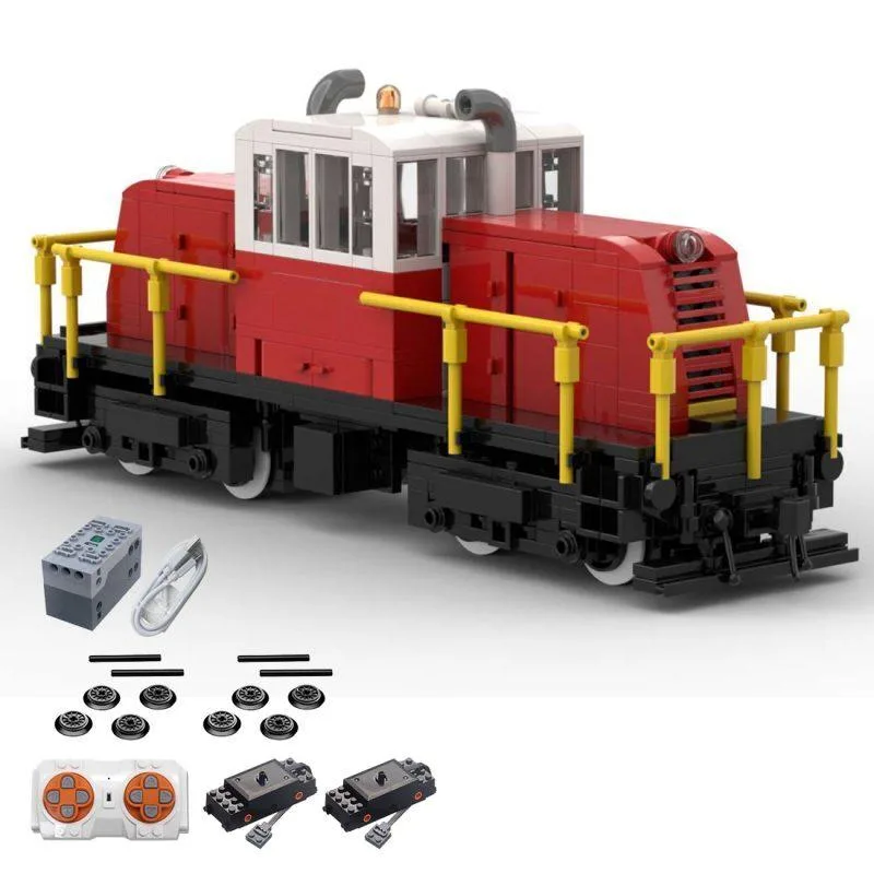 ZITIANYOUBUILD ZITIANYOUBUILD MOC-103144 GE45 Little Red Ton Switcher Retro Train 587 Parts — product photo