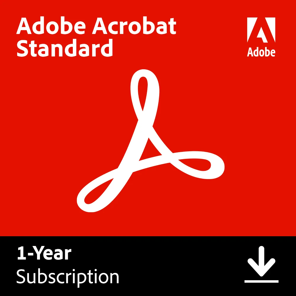 Adobe Adobe Acrobat Standard DC 65289594 1 Year Windows Download — product photo