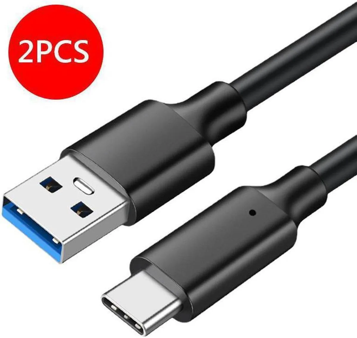 SMUGDESK SMUGDESK USB A to USB C Cable 10Gbps 3A 6.6ft 2 Pack — product photo