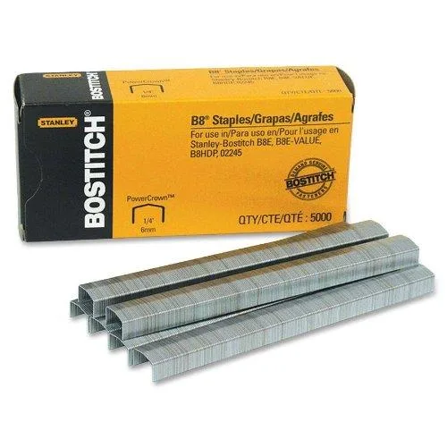 Stanley Stanley STCR211514 Chisel Point Staples 0.25" Leg 5000/Box — product photo