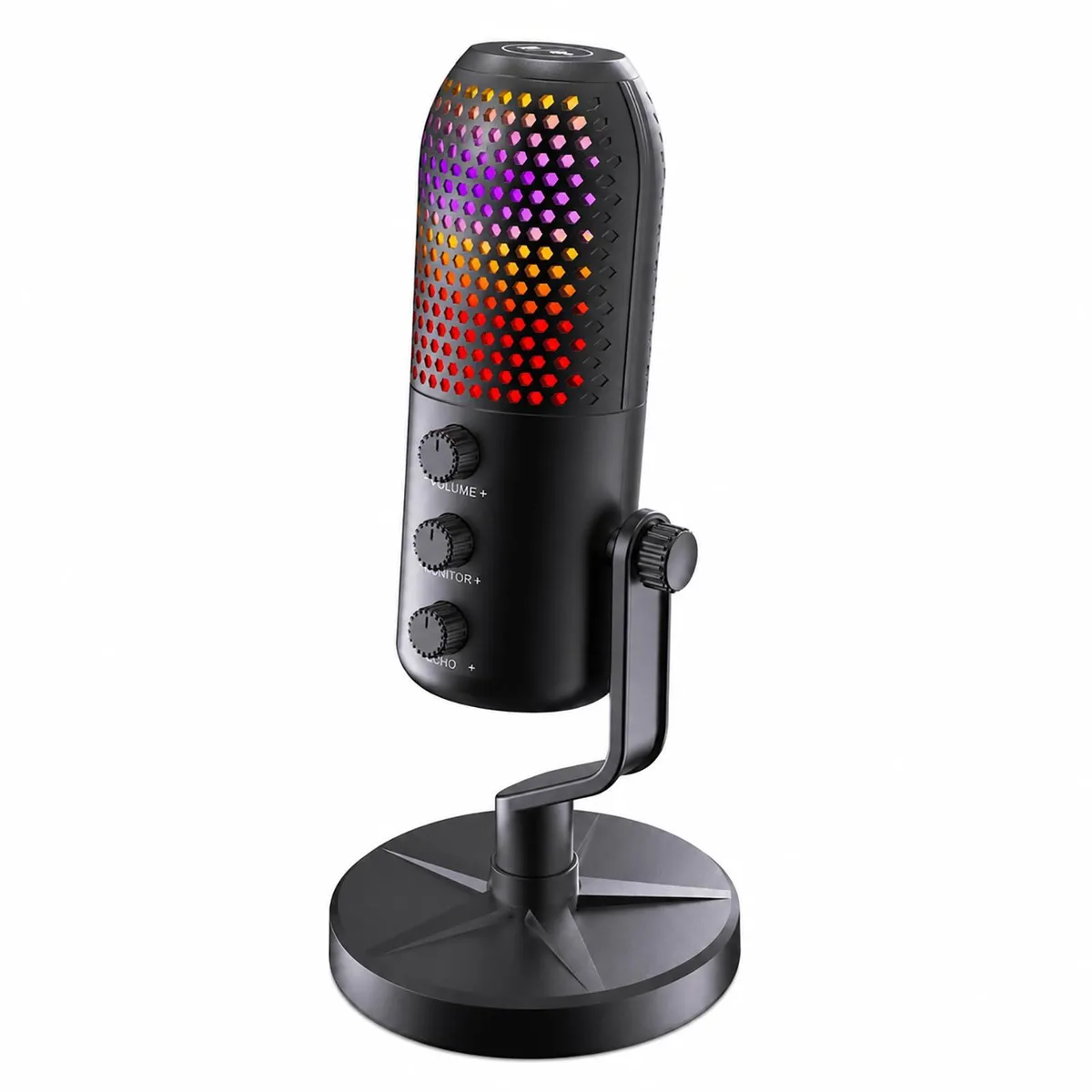 SINWE SU1 USB Microphone with Gain Control & RGB — product photo