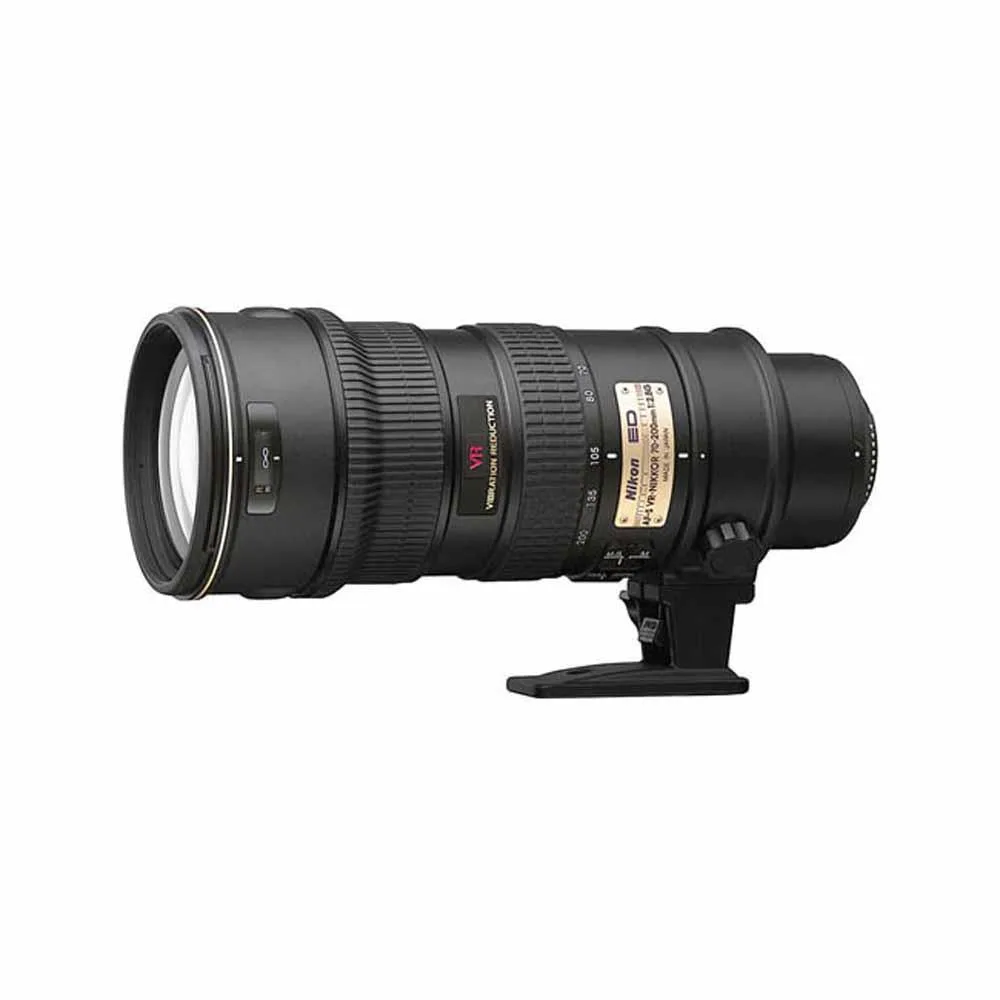 Nikon International Nikon AF-S VR Zoom-NIKKOR 70-200mm f/2.8G IF-ED camcorder lens — product photo