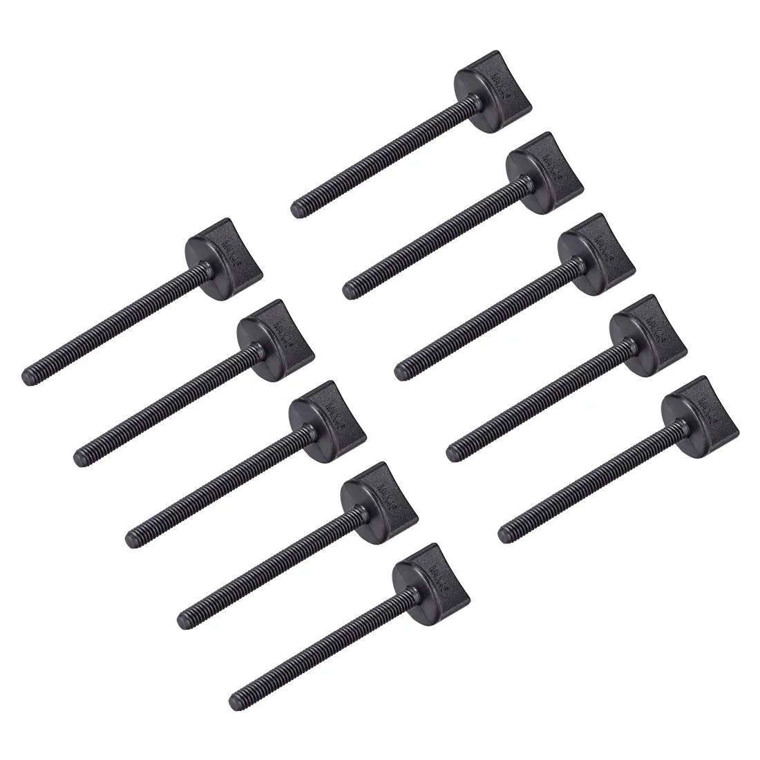 Unique-Bargains Unique-Bargains M4 x 45mm Nylon Spade Thumb Screws 10 Pcs — product photo
