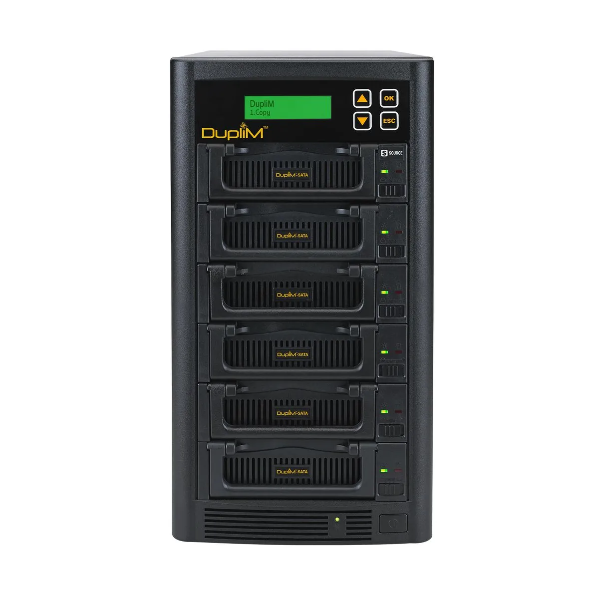 DupliM Inc DupliM Inc 1:5 SSD HDD Duplicator Tower SATA 300MB/s — product photo