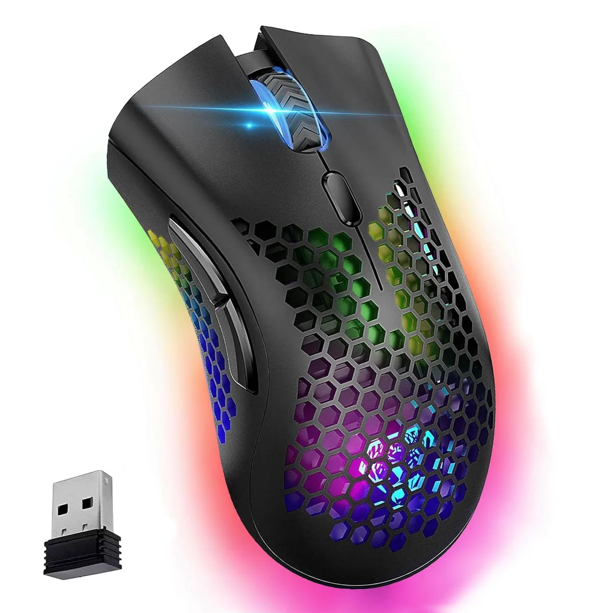  ASUS C23BK VEGCOO Wireless Gaming Mouse Black 16 Buttons 800/1600/3200 DPI 500mAh — product photo
