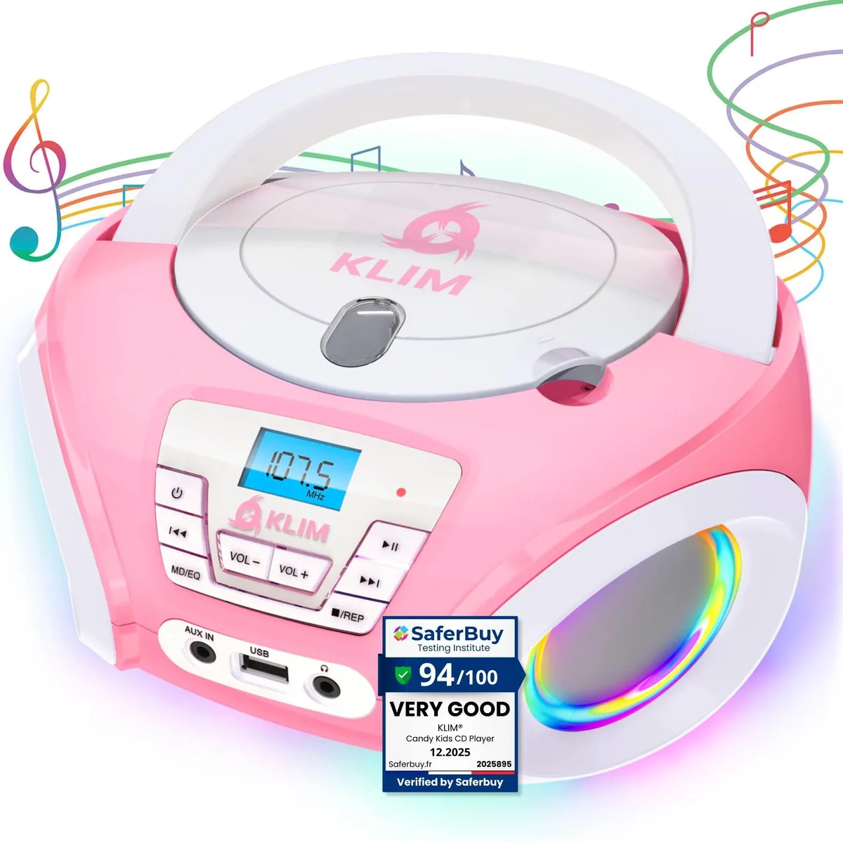 KLIM Candy CD Player Rose KLCAN3668 — product photo