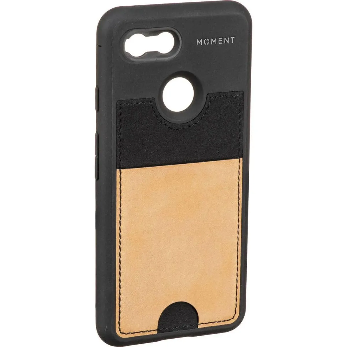 Moment Moment Pixel 3 Wallet Case Natural Leather with Lens Mount — product photo