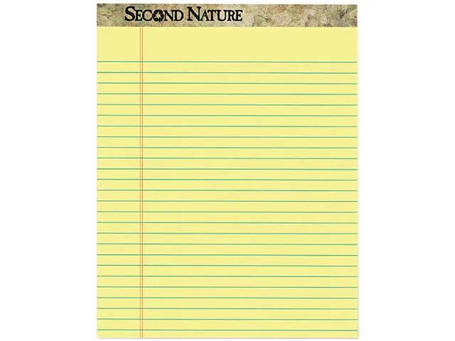 TOPS TOPS 7532 Legal Pad Letter Size Canary 50 Sheet Dozen — vörumynd