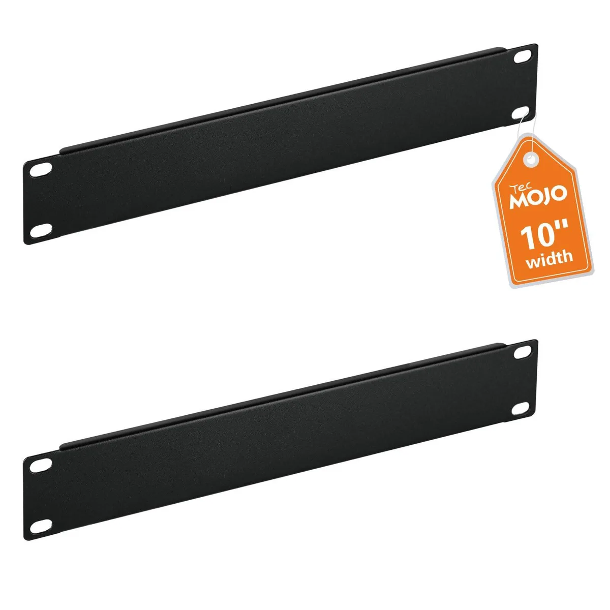  StarTech.com 1U Blank Rack Panel 10" Steel 2 Pack Black — product photo