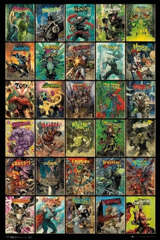 DC Comics Forever Evil compilation poster print 24 by 36 inches on premium heavy stock paper
