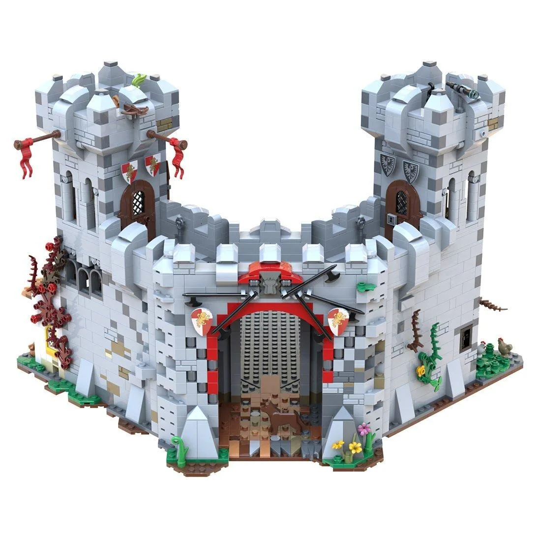 ZITIANYOUBUILD ZITIANYOUBUILD MOC-120736 Medieval Castle 2136 Parts Educational Building Set — product photo