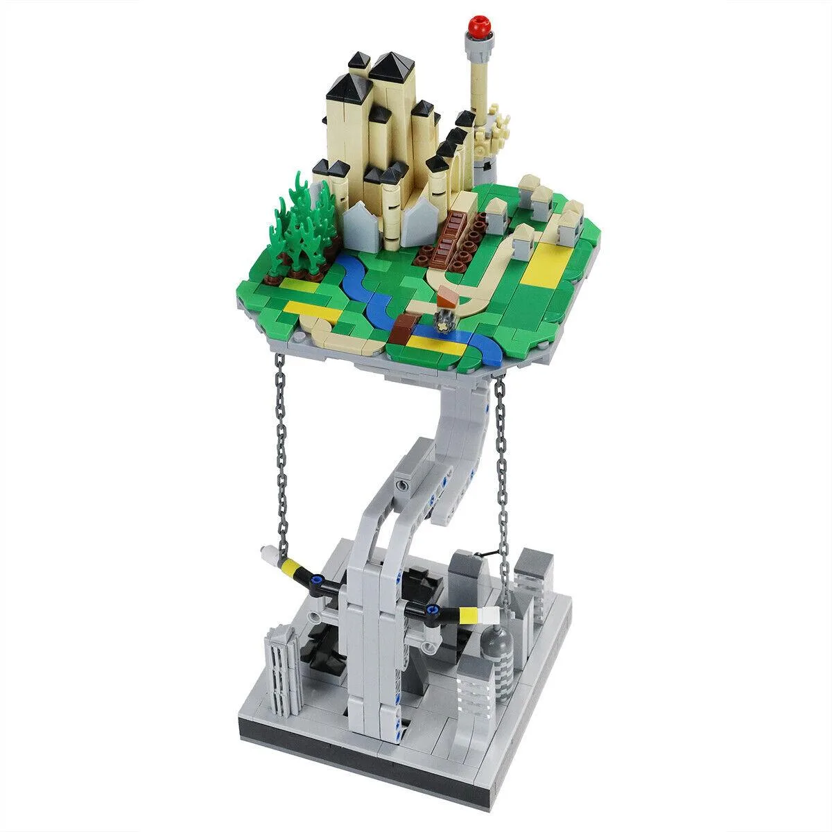 ZITIANYOUBUILD ZITIANYOUBUILD Floating Magic Fortress Castle 752 Pieces MOC Educational Building Set — product photo
