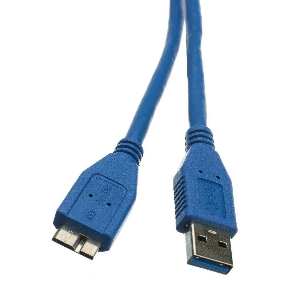 OnlineHawk OnlineHawk Micro USB 3.0 Cable Blue 10 ft 10U3-03110 — product photo