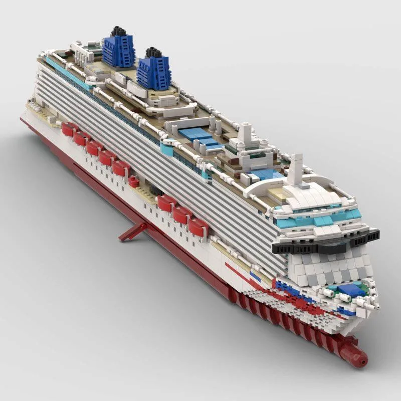 ZITIANYOUBUILD ZITIANYOUBUILD MOC-65198 1/400 Scale MS Britannia Steamship 3586Pcs — product photo