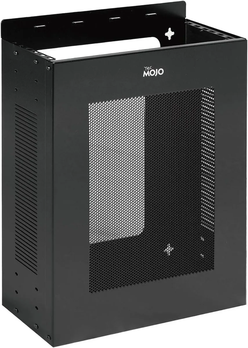 TAURKENAM TAURKENAM 2U 19" Wall Mount Server Rack Vertical Horizontal Vented Black — product photo