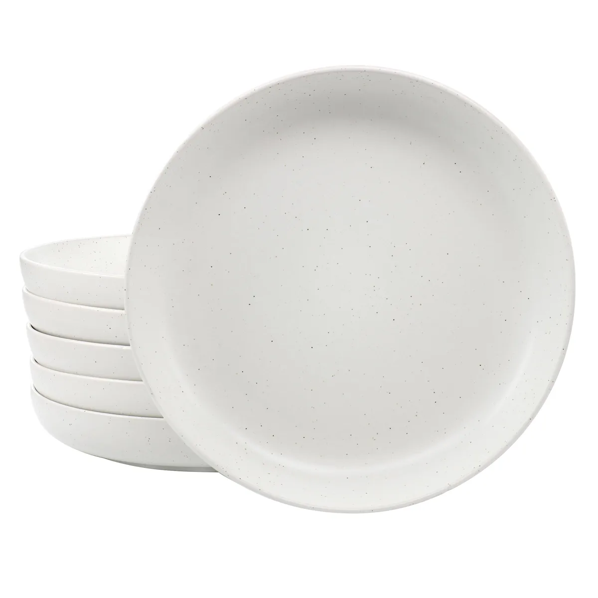 Gibson Gibson Studio 3B Mio 6 Piece 9.5 Inch Round Stoneware Bowl Set Sea Salt — product photo