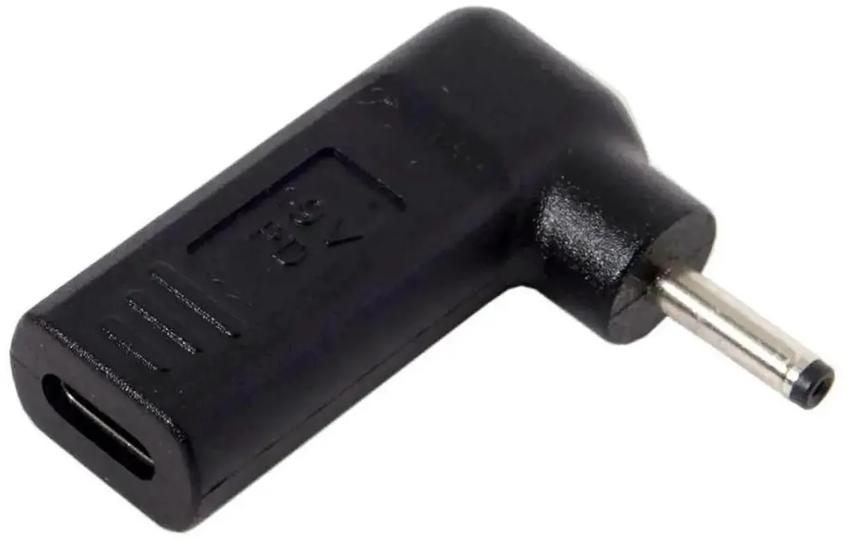 SMUGDESK SMUGDESK 90 Degree USB 3.1 Type-C Female to DC 20V 3.0x1.1mm PD Trigger Adapter — product photo