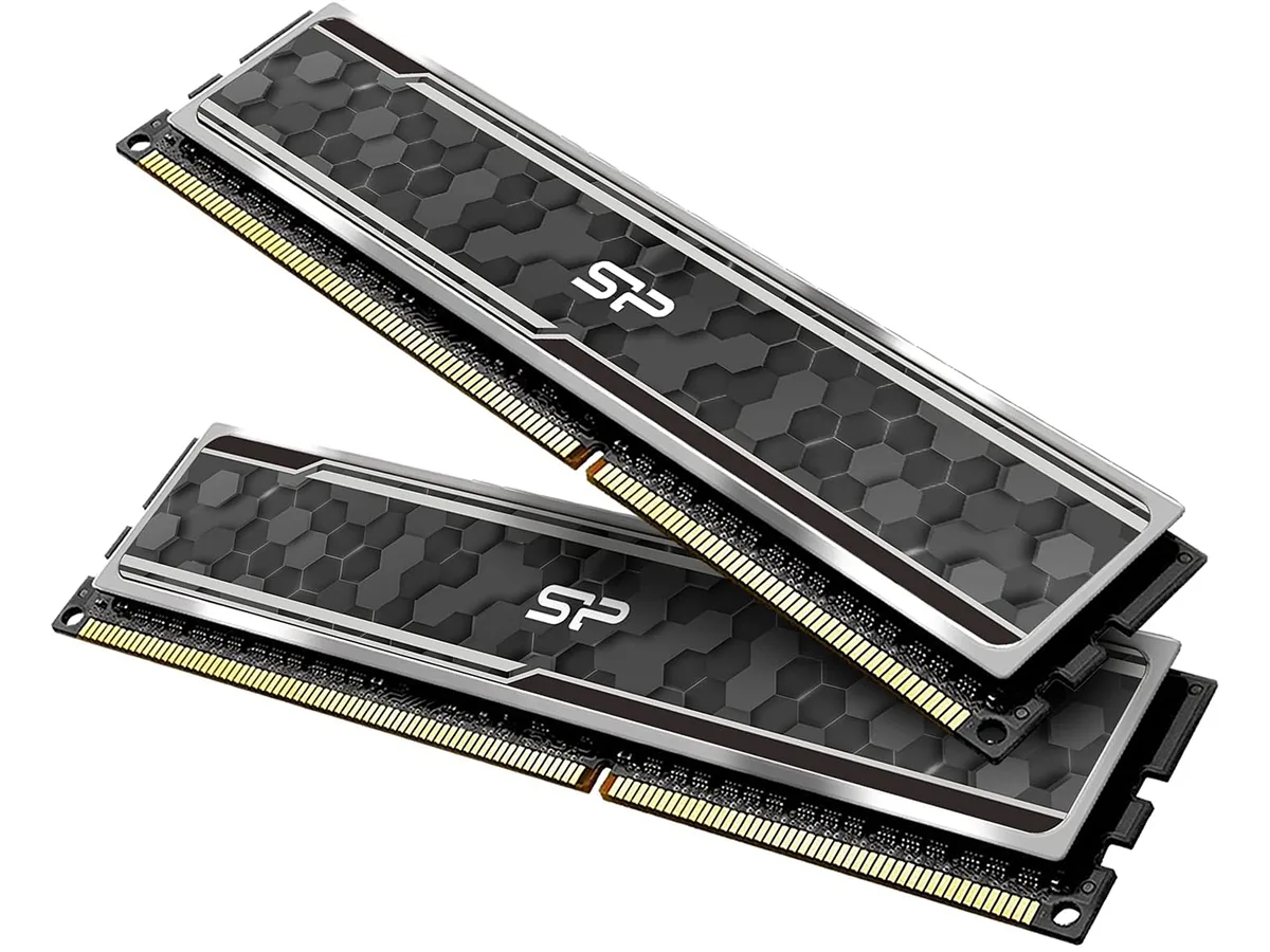 Silicon Power Silicon Power SP032GXLZU320BDAJ7 32GB (2×16GB) DDR4 3200 CL16 desktop RAM — product photo