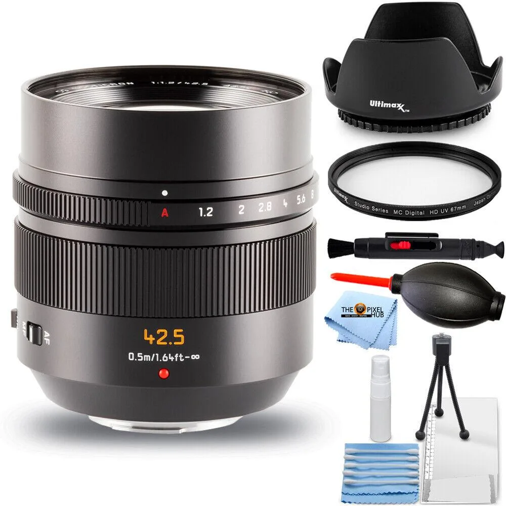 Panasonic Panasonic Leica DG Nocticron 42.5mm f/1.2 ASPH POWER OIS with UV bundle — product photo