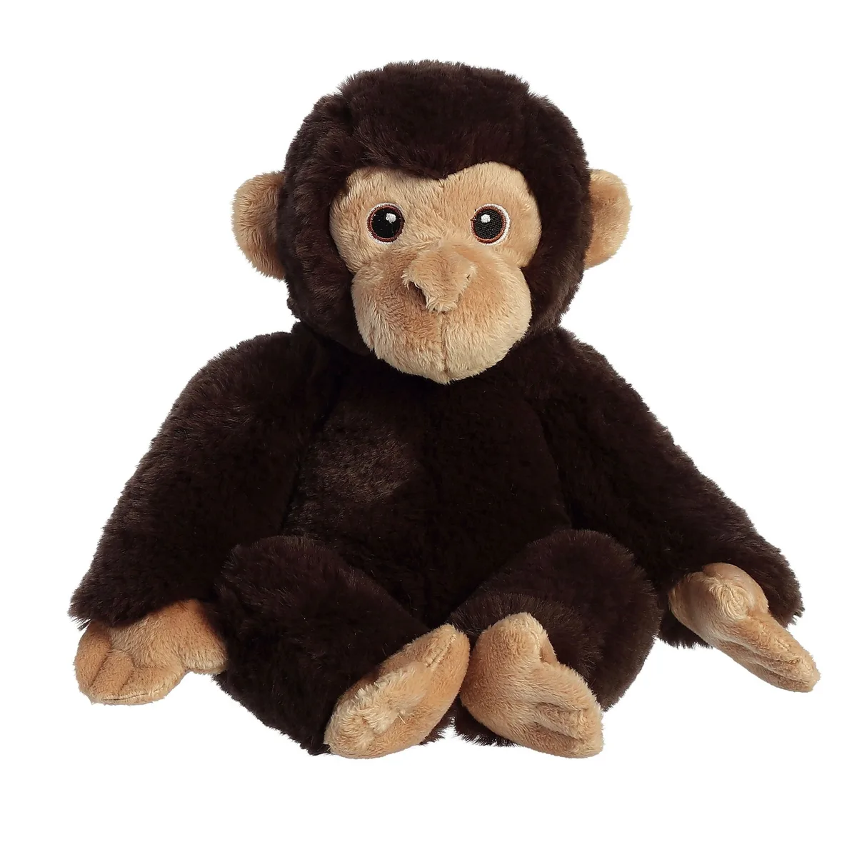 Aurora World, Inc. Aurora World Medium Brown Eco Nation 9.5" Chimpanzee Stuffed Animal — product photo