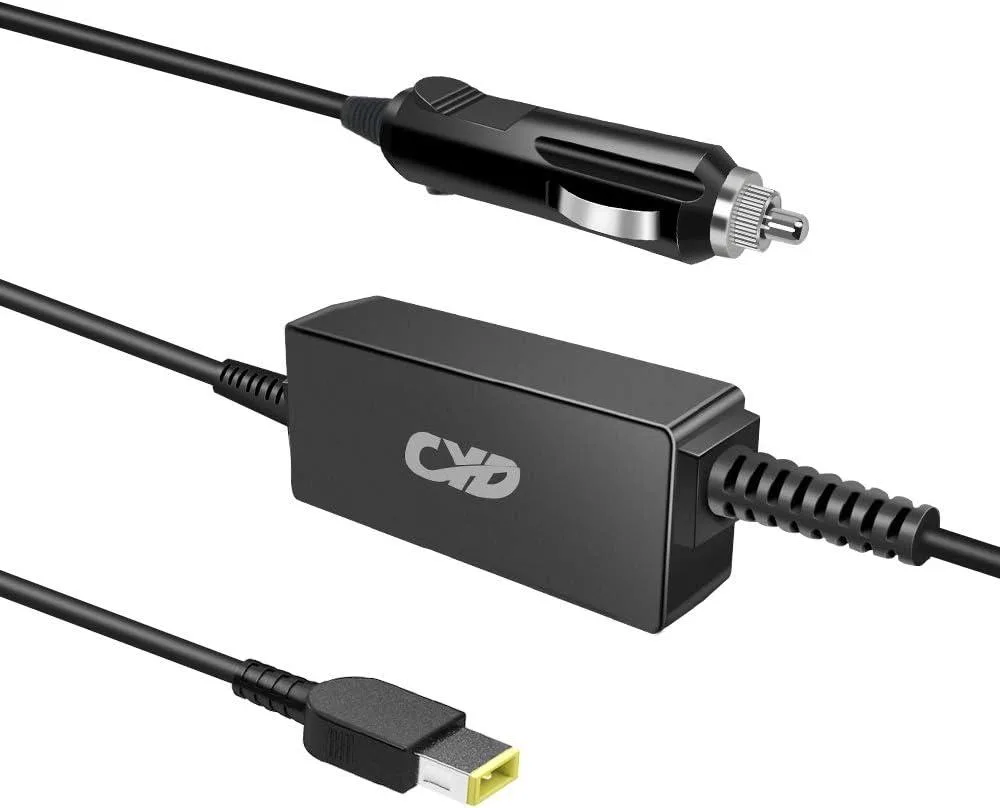 NShi NShi 65W Car Charger 3.3ft for Lenovo Yoga 2 11.6 13.3 370 14 460 — product photo