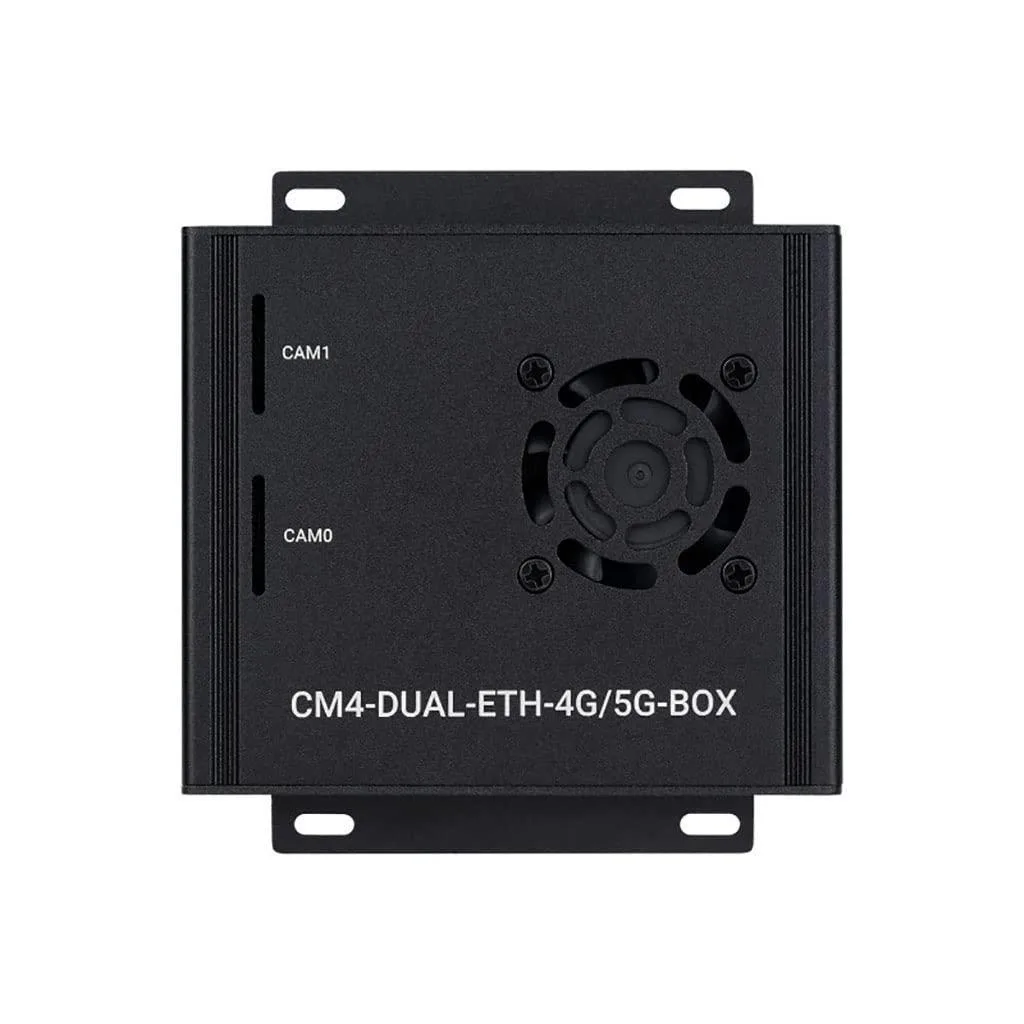 LORDWORLD LORDWORLD Dual Gigabit Ethernet 5G/4G Mini-Computer for CM4 with Fan — product photo