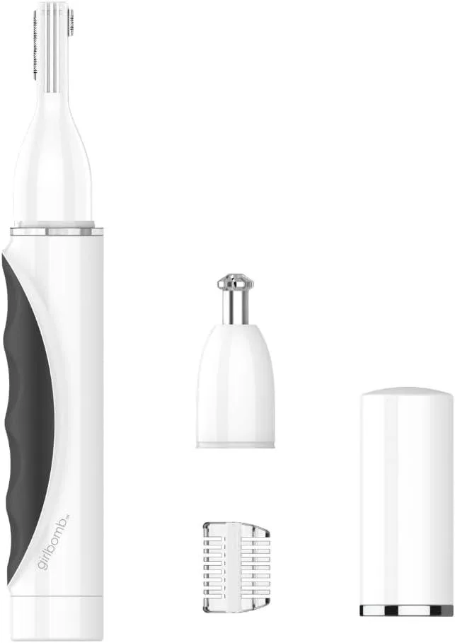 TAURKENAM TAURKENAM GIRLBOMB 3-in-1 Nose Face Brow Trimmer White — product photo